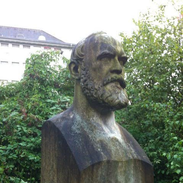 Heinrich Zollinger im Botanischen Garten Züriost